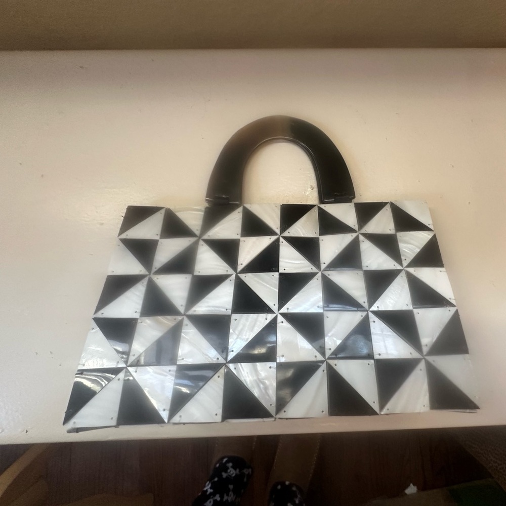 Vintage Mother of Pearl Purse Bag